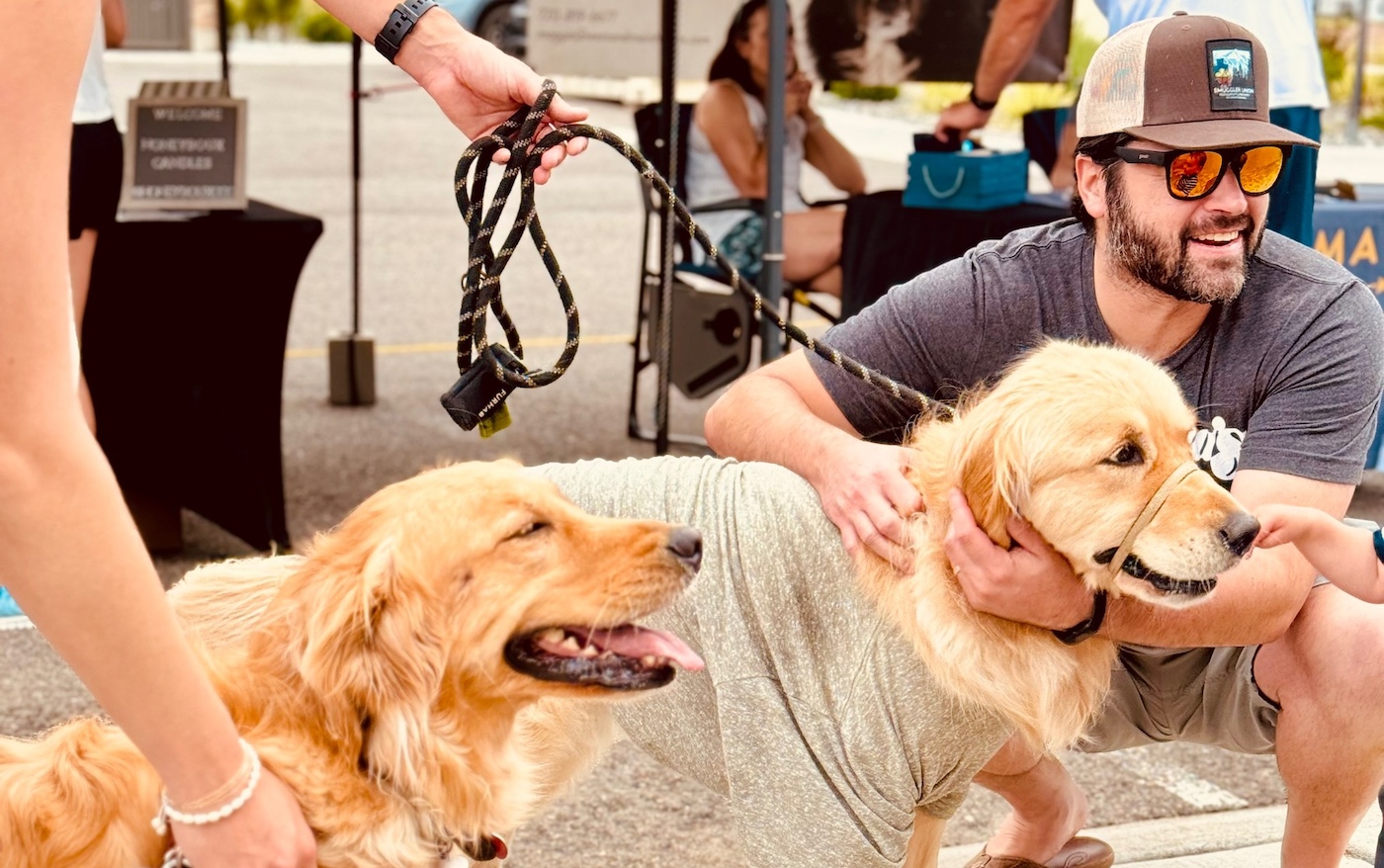 Resolute Brewing supports the community by hosting events like pet adoption days.