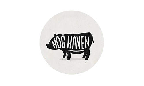 Hog Haven logo, a partner organization of Resolute Brewing.