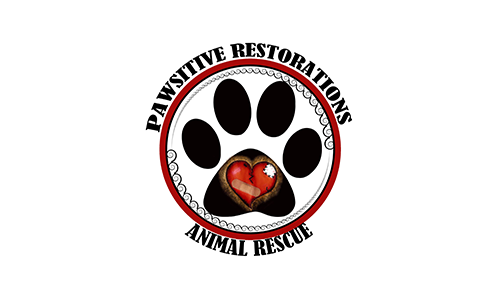 Pawsitive Restorations Animal Rescue logo, a partner organization of Resolute Brewing.